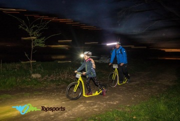 Noční koloběžkování v Hradci Králové již pošesté!